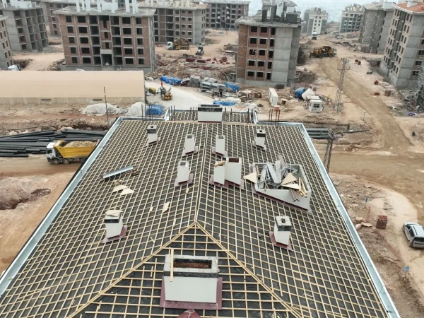 Adıyaman Ahşap Kiremit Çatı - UNTD İnşaat